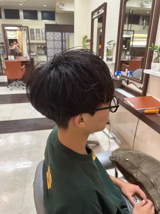 ショート カラー パーマ メンズ 成田No.1 メンズヘア/清和武虎のヘアスタイル