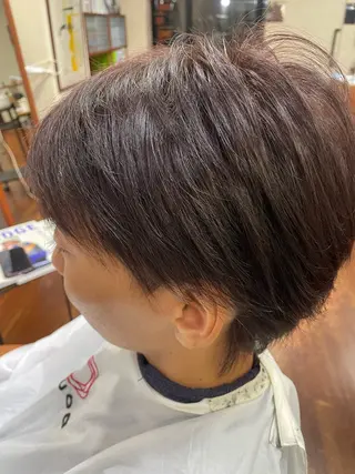 ショート カラー メンズ 浅岡 昭汰のヘアスタイル