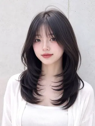 ミディアム PULSE ASAHIのヘアスタイル