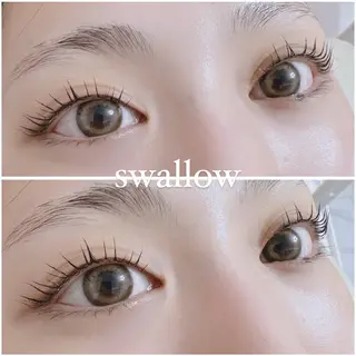 swallow 奈良西大寺店のマツエク・マツパデザイン