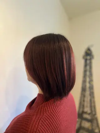 ミディアム カラー アトリエファゴ Chikanoのヘアスタイル
