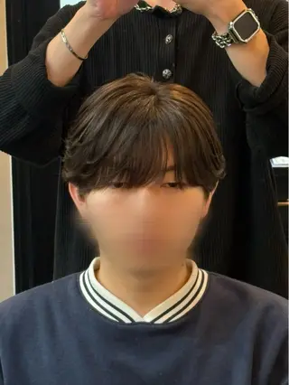 ショート パーマ メンズ 本場韓国ヘア/韓国風 メンズヘア　須田龍世のヘアスタイル