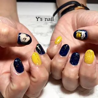 ネイル 手書きが得意🖌️ Y’s  nailのネイルデザイン