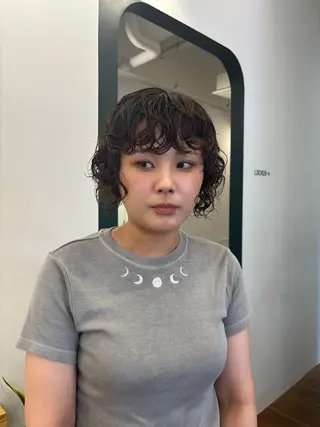 ショート パーマ ハードパーマ Rico💜のヘアスタイル