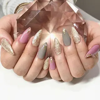 ネイル 渋谷/チップ長さ出し 👑アプレgel-xのネイルデザイン