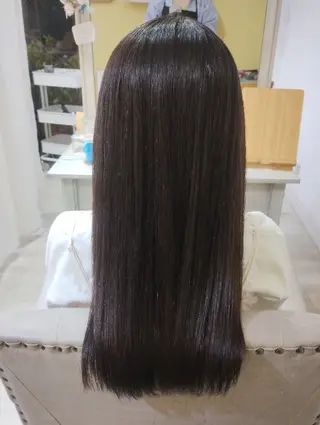 ロング amiu/カラー/ス パ🐰土井志歩のヘアスタイル