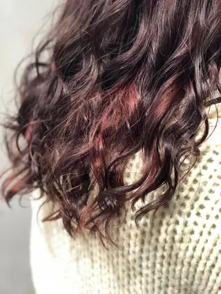 セミロング カラー ヘアアレンジ TOKI /透明感/原宿のヘアスタイル