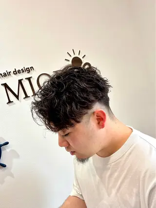 ショート メンズ 峯 渉人のヘアスタイル