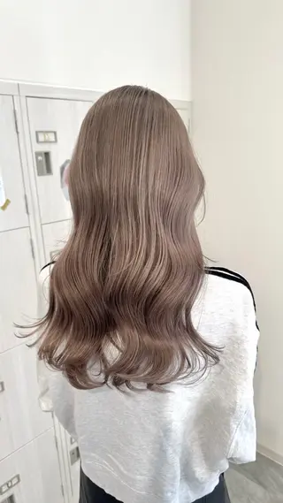 セミロング カラー ツチイ リョウタのヘアスタイル