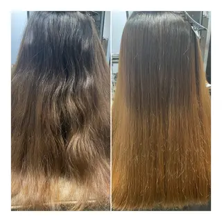 ロング パーマ 髪質改善艶髪特化 二瓶 海人のヘアスタイル