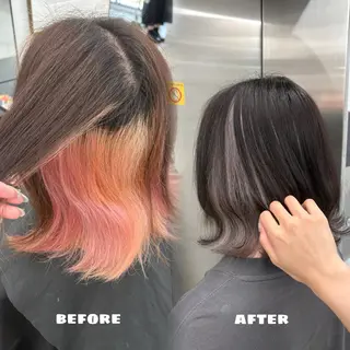 ミディアム カラー 🌟ゆりあ🌟 JILLSTUDIOのヘアスタイル