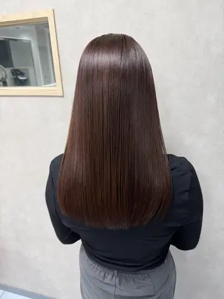 ロング パーマ 髪質改善/縮毛矯正 /レイヤーカット岡部のヘアスタイル