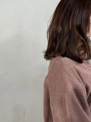ミディアム カラー パーマ ヘアアレンジ メンズ キッズ ネイル マツエク・マツパ #tag 稗田綾加のヘアスタイル