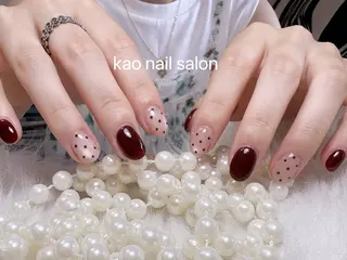 ネイル kao nail マグネット/長さだしのネイルデザイン