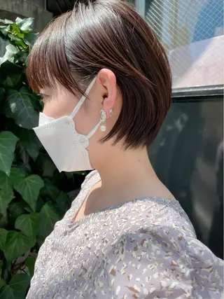 ショート シンプル+αな デザインを 松崎陸のヘアスタイル