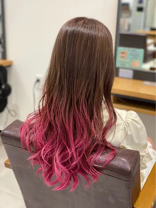 ロング カラー 鬼童 友稀 ✨️艶カラー診断✨️のヘアスタイル
