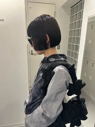 ショート カラー ボブ/似合わせカット /ニュアンスカラーのヘアスタイル