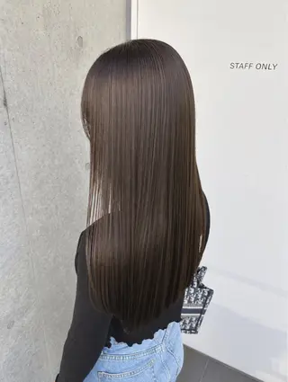 ロング カラー ブリーチなし艶髪 ベージュ🎀Rinaのヘアスタイル