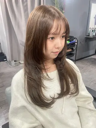 ロング 空きあり💛 miho 大国町のヘアスタイル