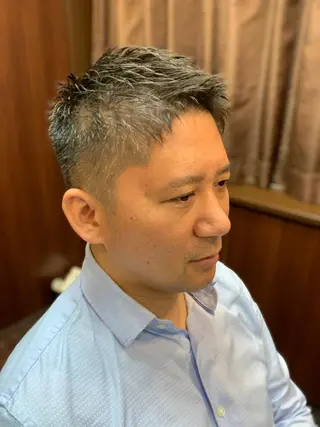 メンズ プレミアムバーバー 草野のヘアスタイル