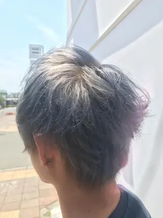 ショート 斉藤大河 カラー/縮毛矯正のヘアスタイル