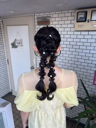ヘアアレンジ 🌺ヘアメイク SYOKA🌺のヘアスタイル