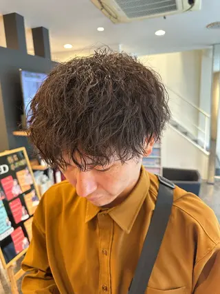 パーマ メンズ 💈メンズサロン ルーズパーマ大募集のヘアスタイル