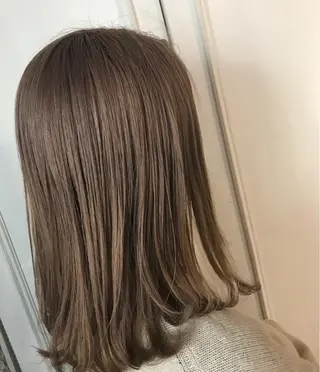 ミディアム カラー 髪質改善カラー/艶髪 LISAのヘアスタイル