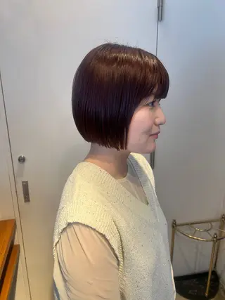 ショート カラー ナチュラル大人っぽい スタイル MAORIのヘアスタイル