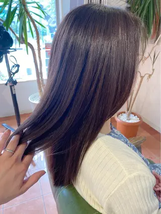 ロング カラー 石井 佑樹のヘアスタイル