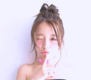 ミディアム セミロング ヘアアレンジ 櫻井 愛弓のヘアスタイル