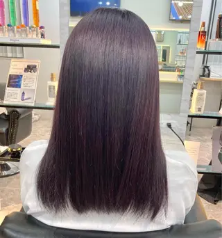 カラー レイヤー似合わせ 透明感カラーりきやのヘアスタイル