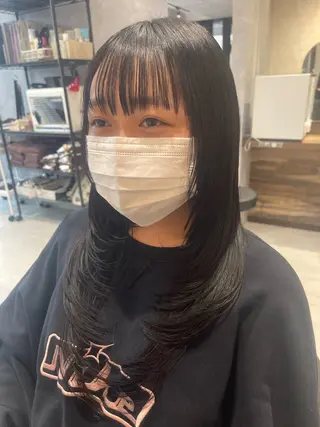 セミロング FORCE 荻原卓冶のヘアスタイル