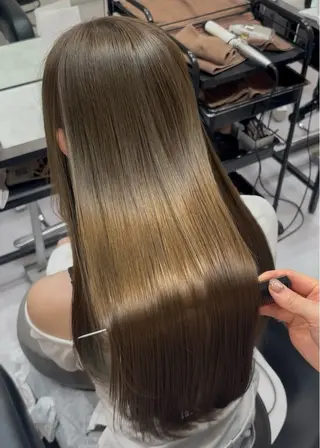 ロング カラー 赤み消し透明感🤍 髪質改善🌙/伽音のヘアスタイル