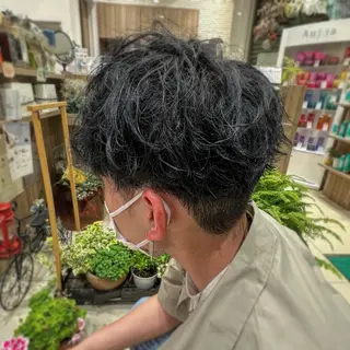 カラー メンズ Miyu🦄ash カット/まつげのヘアスタイル