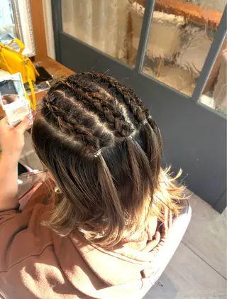 ミディアム 🦋ヘアメ・似合わせ HIBIKIのヘアスタイル