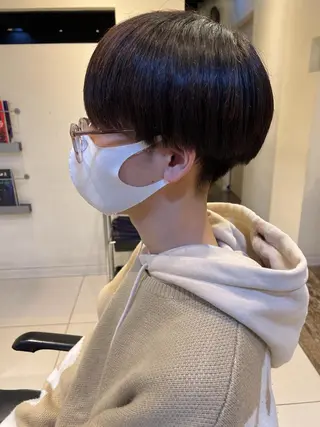 メンズ ハイライト特化小澤 奈津美のヘアスタイル