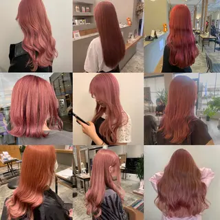 セミロング ハイトーン職人💗 松本輝美のヘアスタイル