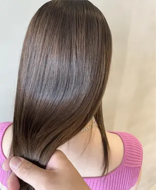 セミロング カラー ヘアアレンジ ネイル マツエク・マツパ 夜23時まで予約🉑 reverieあきらのヘアスタイル