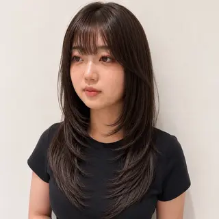 セミロング coto かつみひろこのヘアスタイル