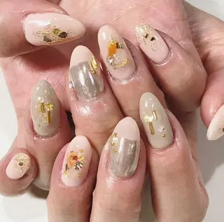 ネイル 渋谷/チップ長さ出し 👑アプレgel-xのネイルデザイン