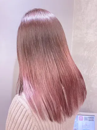 ロング カラー ✨美髪矯正×髪質改善 🍎カイト🍎渋谷のヘアスタイル