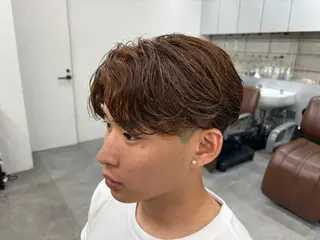 パーマ メンズ 中田 信太郎のヘアスタイル