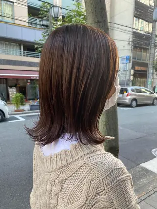 ミディアム ヘアアレンジ 韓国好き🇰🇷 美容師MIKUのヘアスタイル