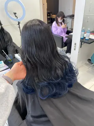 セミロング カラー パーマ ヘアアレンジ 💗無料カットモデル 募集中yu-ki💗のヘアスタイル