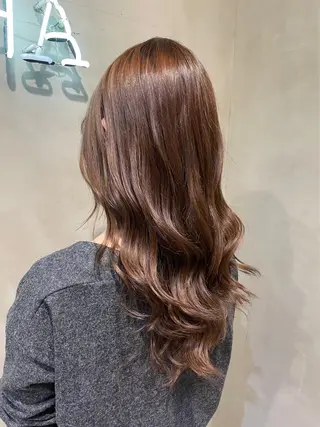 セミロング カラー 🌺柔らか透明感 カラー🌊MAMIのヘアスタイル