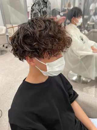パーマ メンズ 京都河原町 メンズパーマ助川龍哉のヘアスタイル