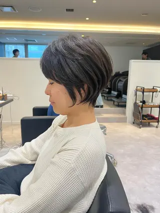 ショート 襟足でお悩みの方✂︎ くびれ職人ハシモトのヘアスタイル