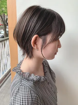 ショート 🎉骨格矯正カット ばば　としまさのヘアスタイル