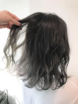 セミロング カラー 透明感カラー/ レイヤー　YUKAのヘアスタイル